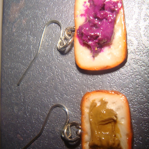 Jewelry Peanut Butter Jelly On Bread Post Earrings Nwot Poshmark